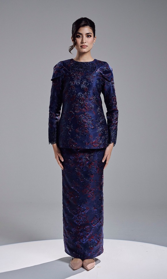 ALANEY KURUNG - NAVY ALANEY KURUNG - NAVY