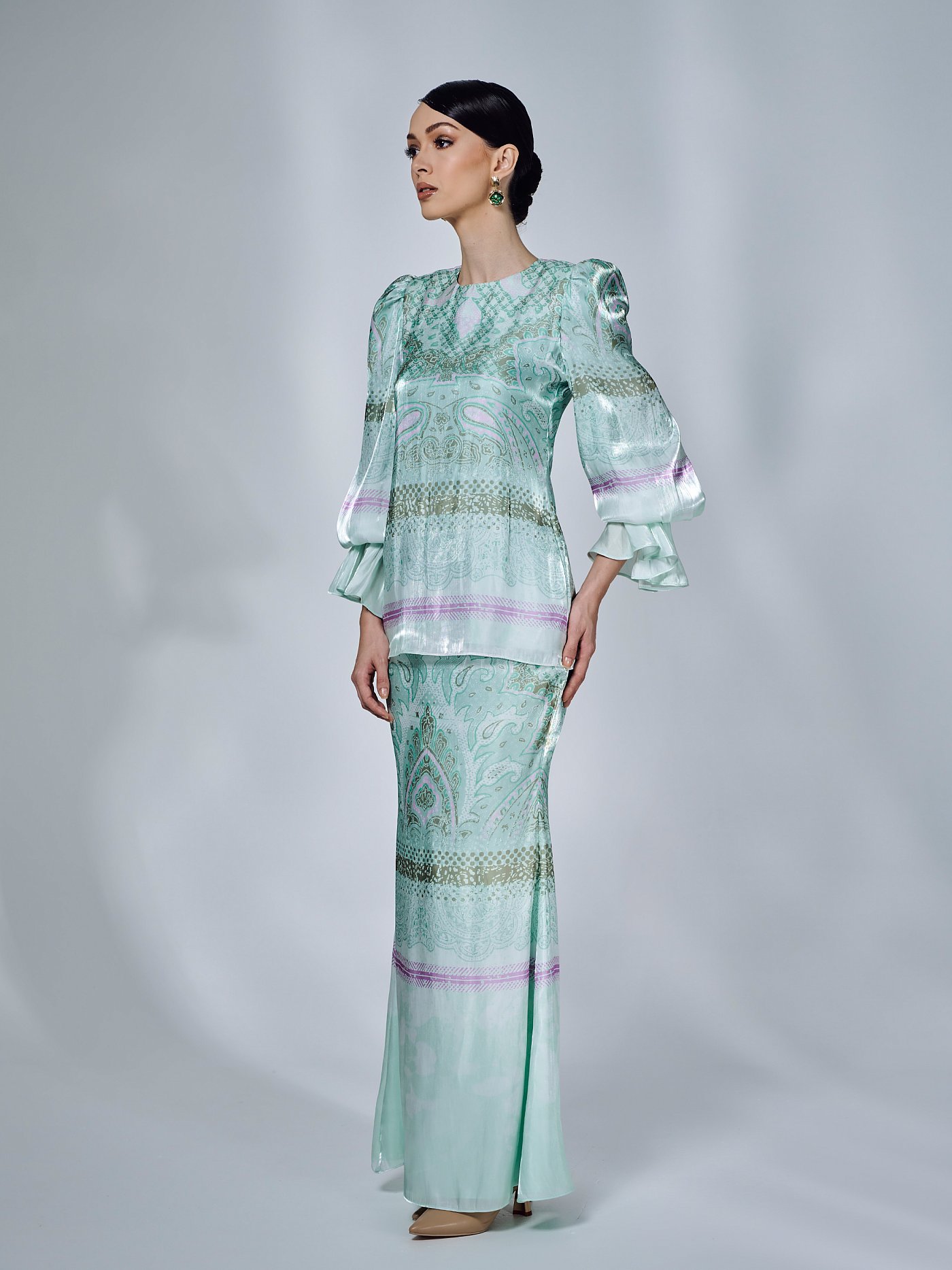 CAMELIA KURUNG - MINT GREEN