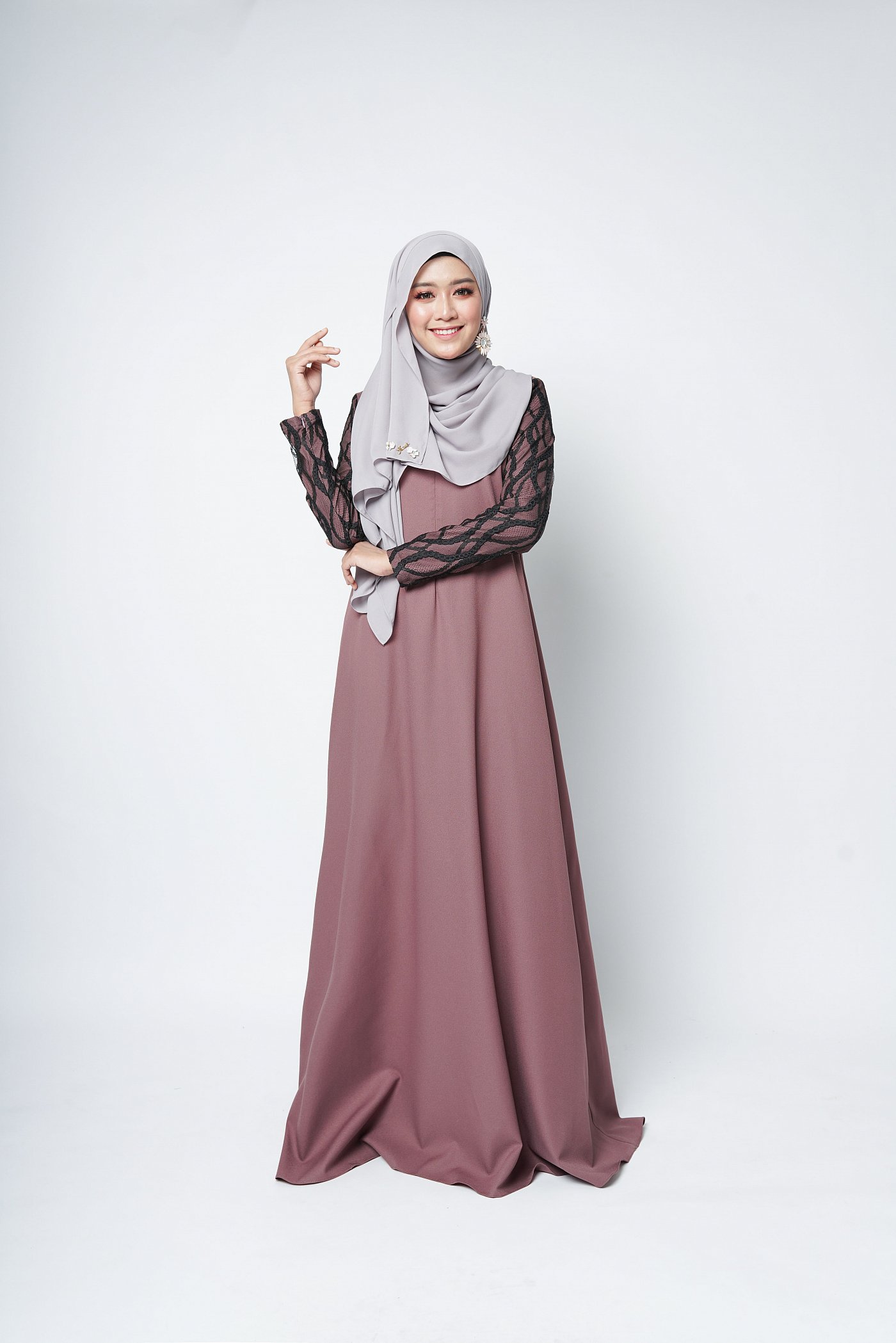 AMEERA JUBAH - DARK MAUVE