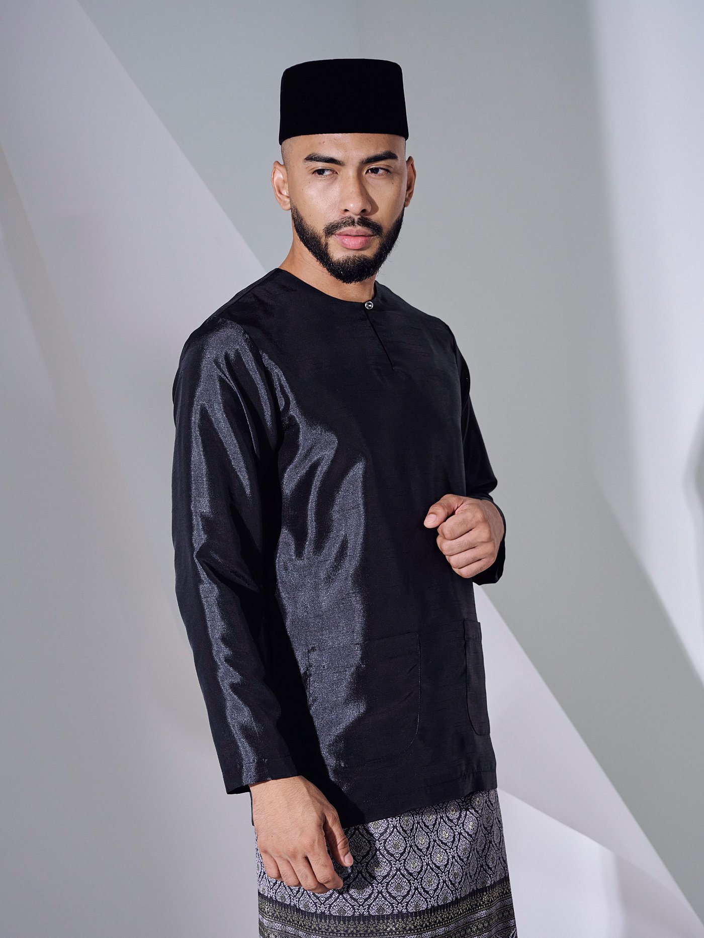 KAUFMAN BAJU MELAYU - BLACK
