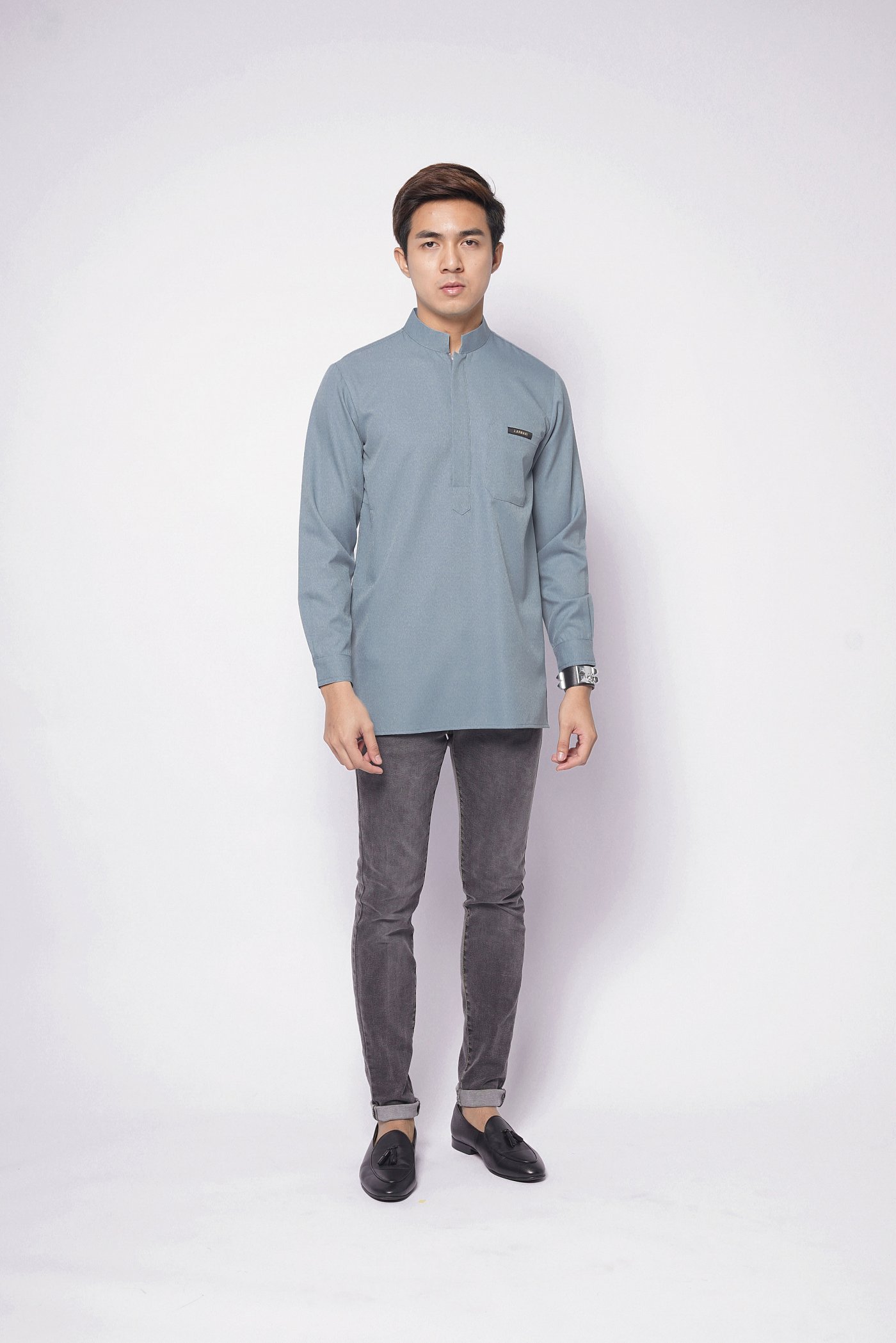 ELFMAN ZIP - GREYISH BLUE