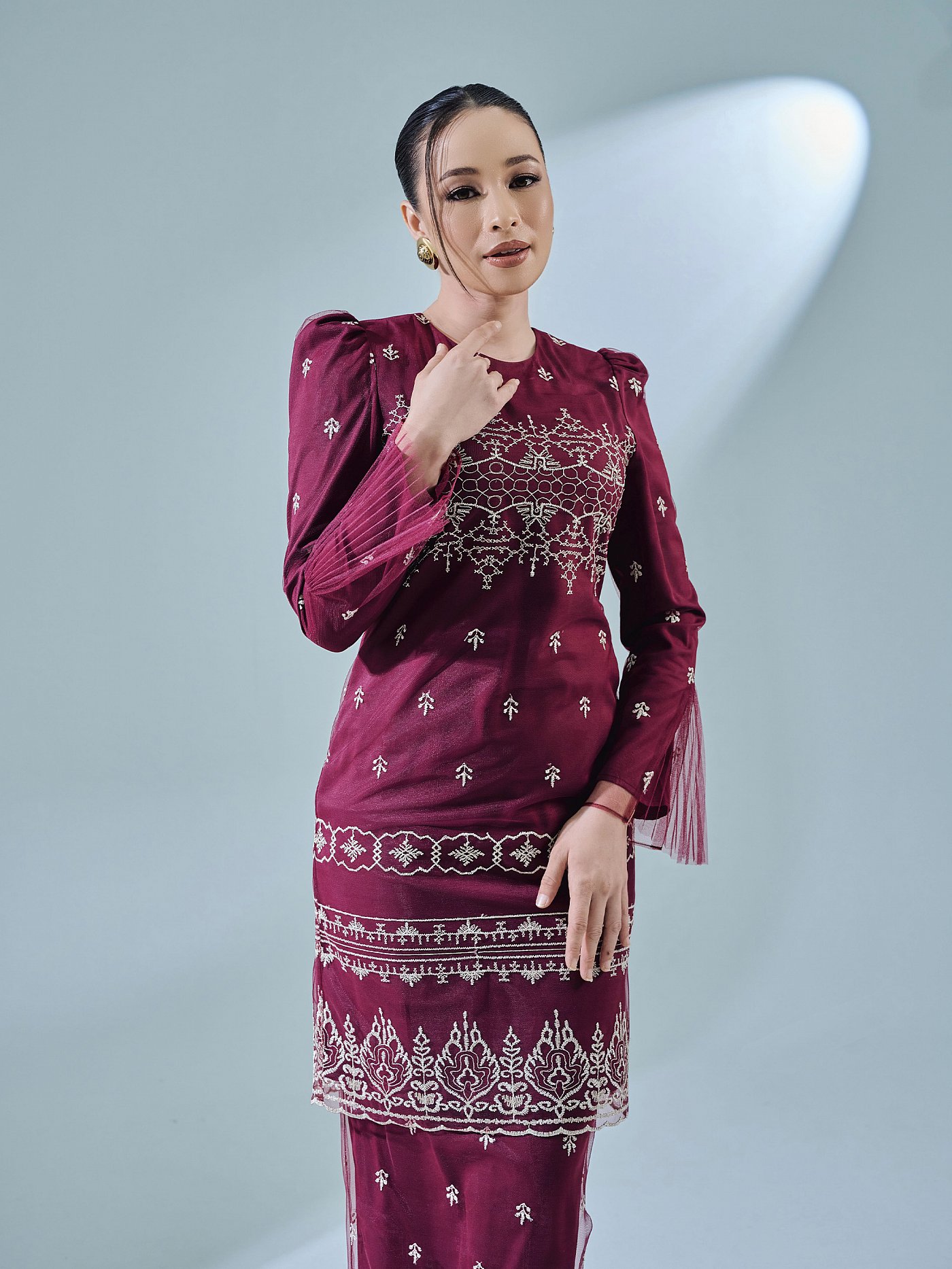 MIZAA KURUNG - BURGUNDY