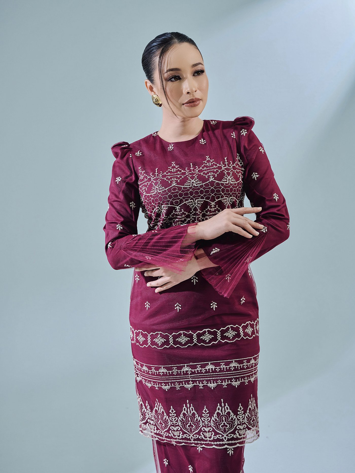 MIZAA KURUNG - BURGUNDY