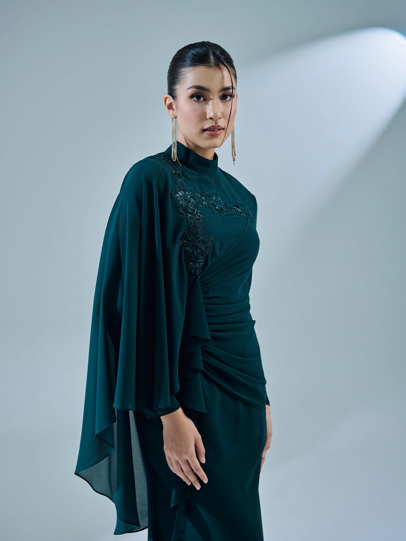 EMILA DRESS - EMERALD TEAL