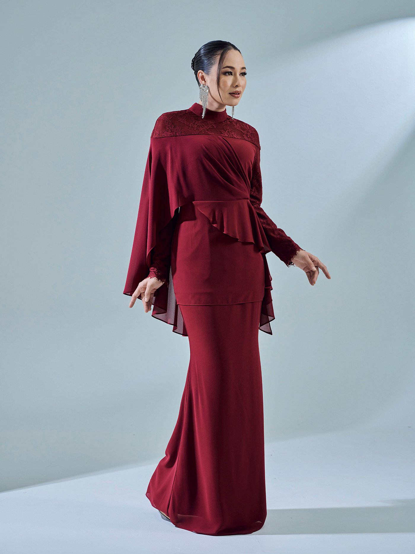 RAVIANA KURUNG - MAROON