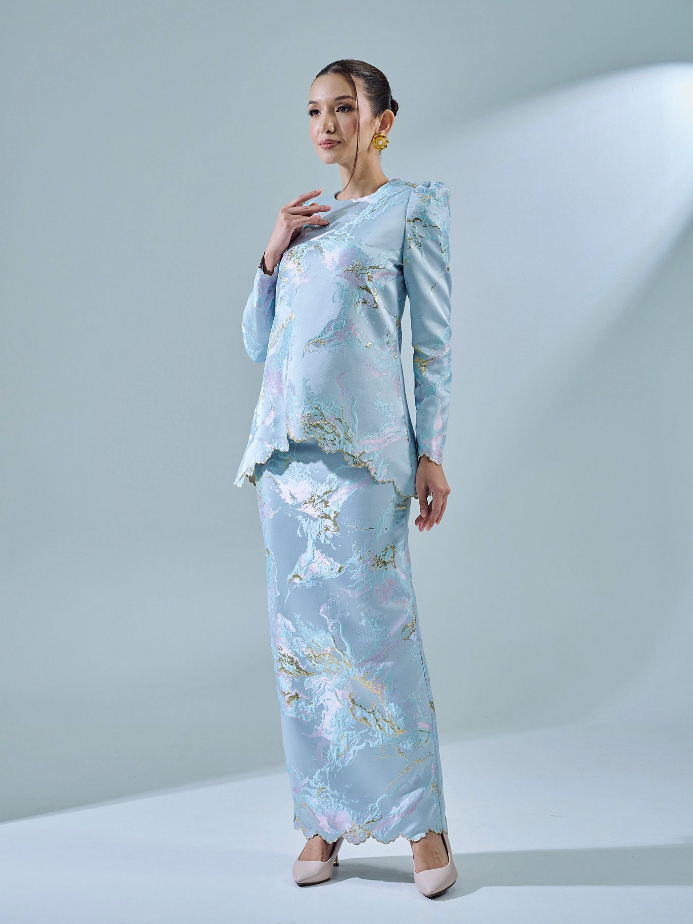 REHKA KURUNG - DUSTY BLUE