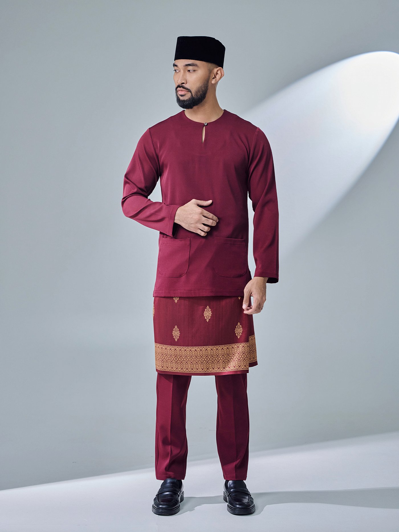 ANDIKA BAJU MELAYU - MAROON