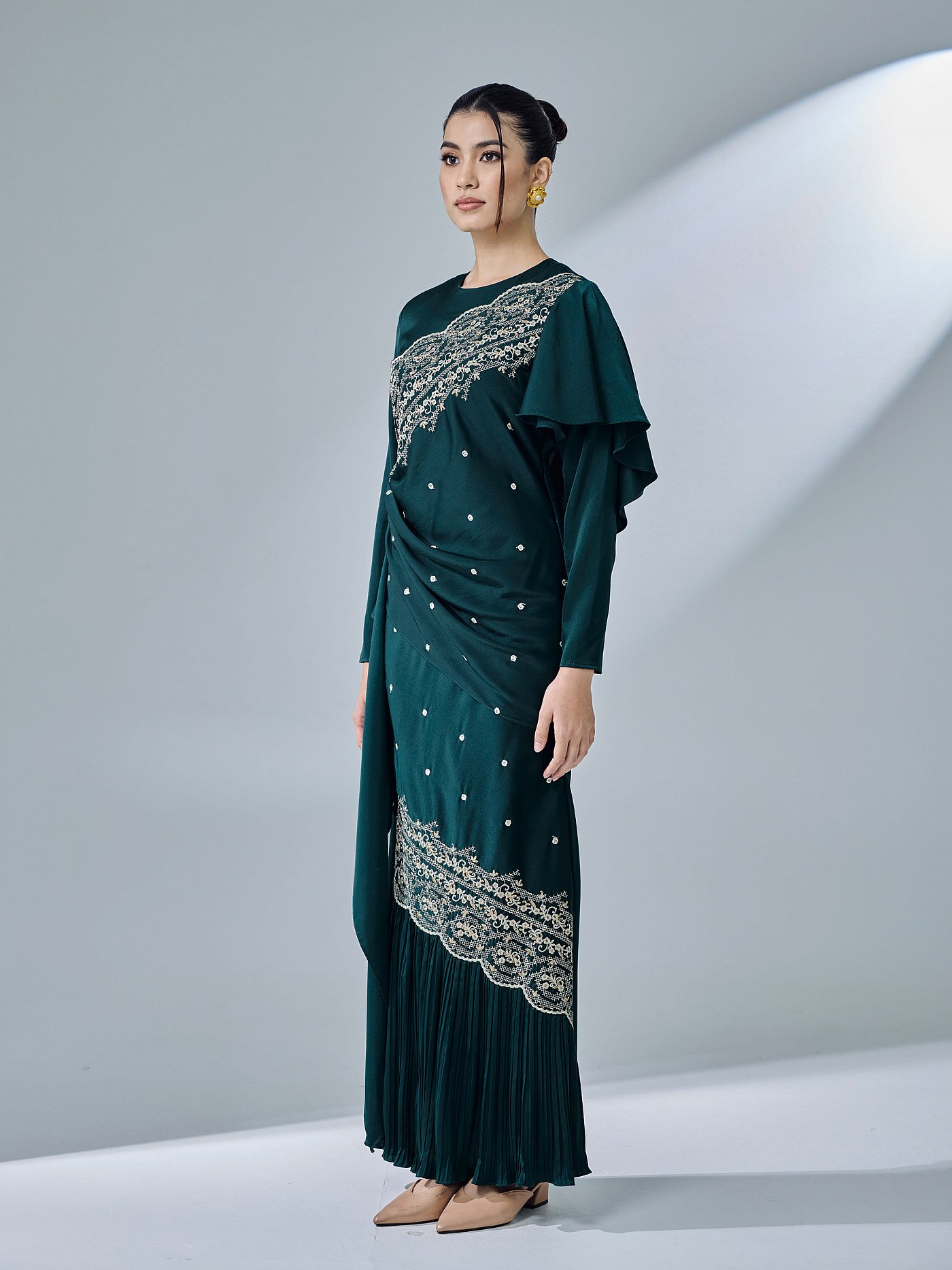KASTIYA DRESS - EMERALD TEAL