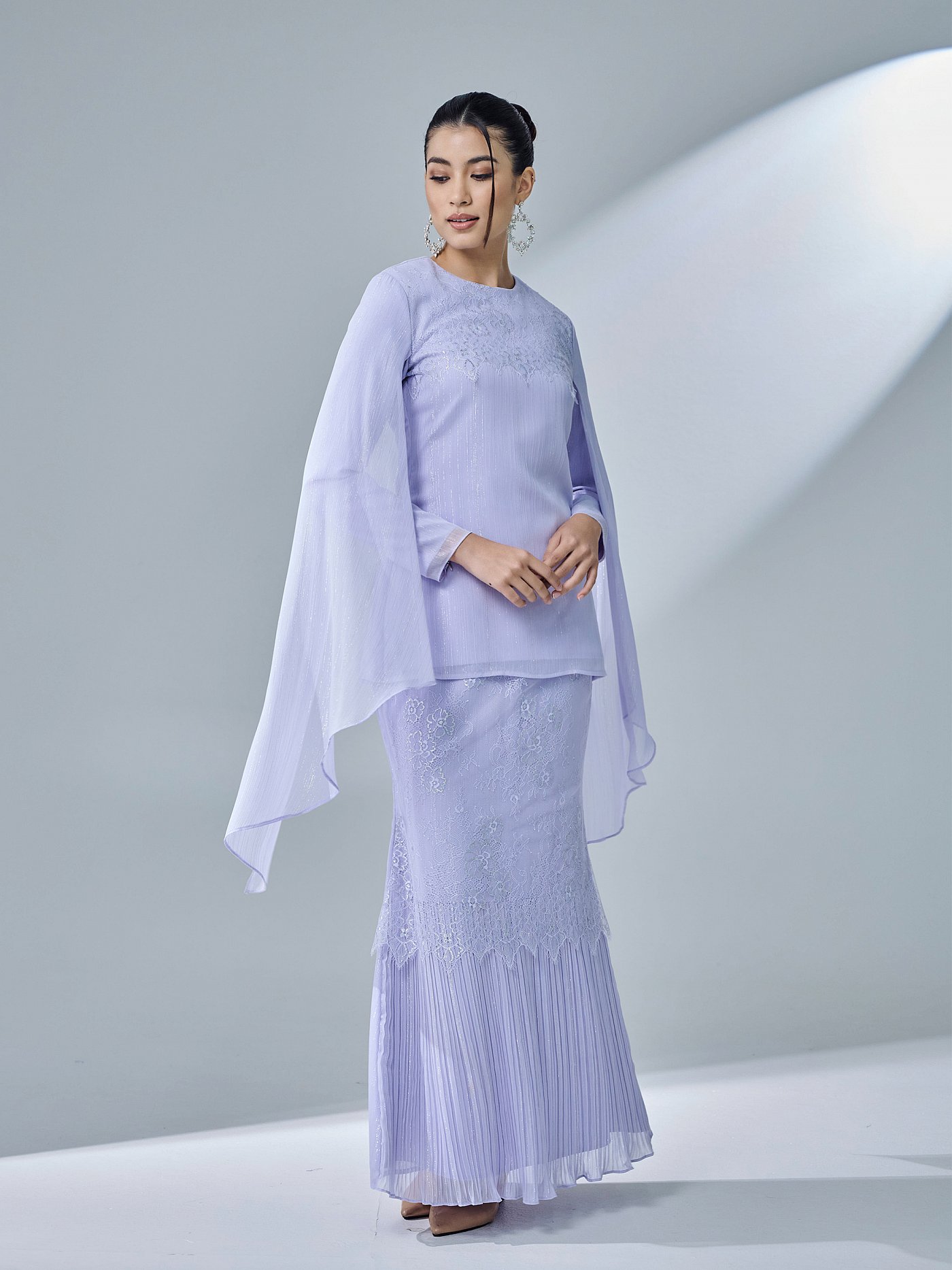 ESMIRIA KURUNG - LILAC PURPLE