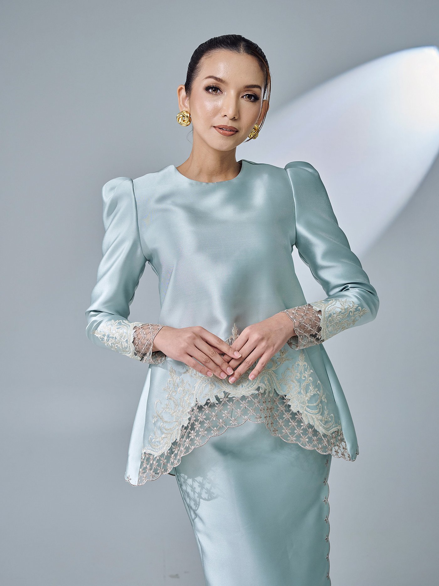 ESTIRA KURUNG - SAGE GREEN