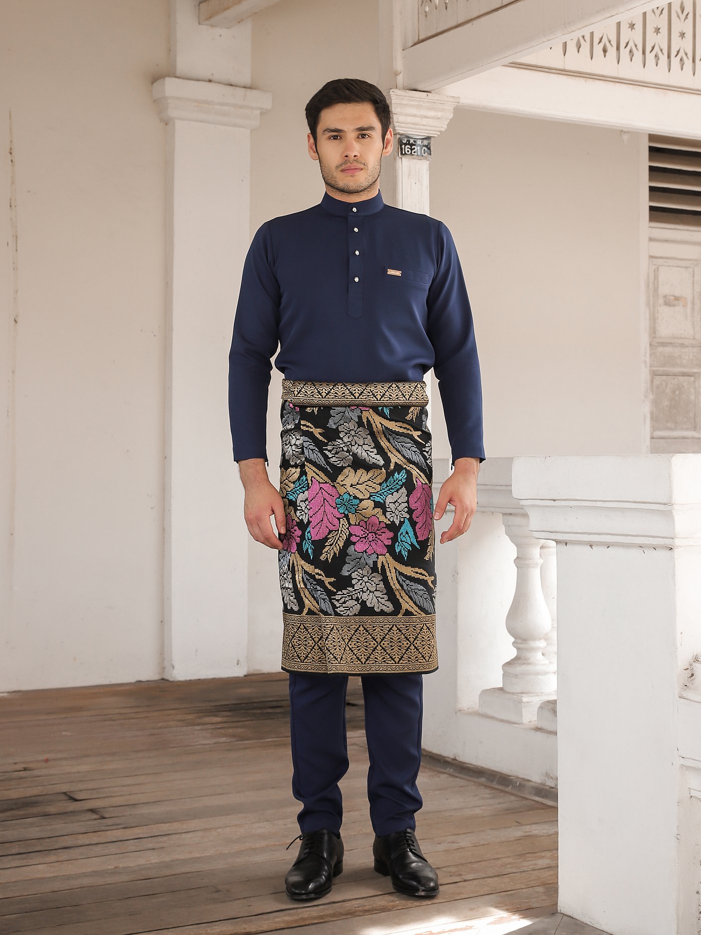 J.ARMANI BAJU MELAYU 2.0 - NAVY