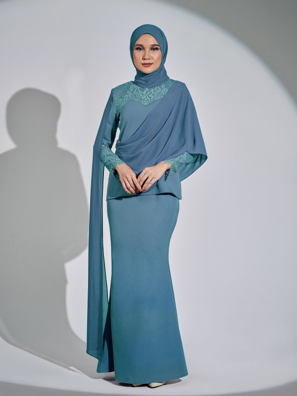 GRACIA KURUNG - DUSTY TURQUOISE GRACIA KURUNG - DUSTY TURQUOISE