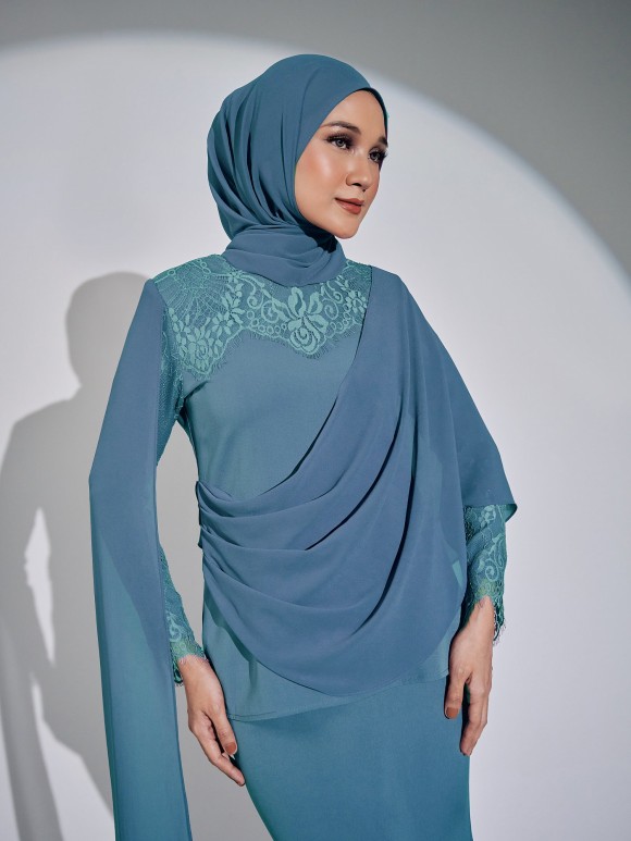 GRACIA KURUNG - DUSTY TURQUOISE GRACIA KURUNG - DUSTY TURQUOISE