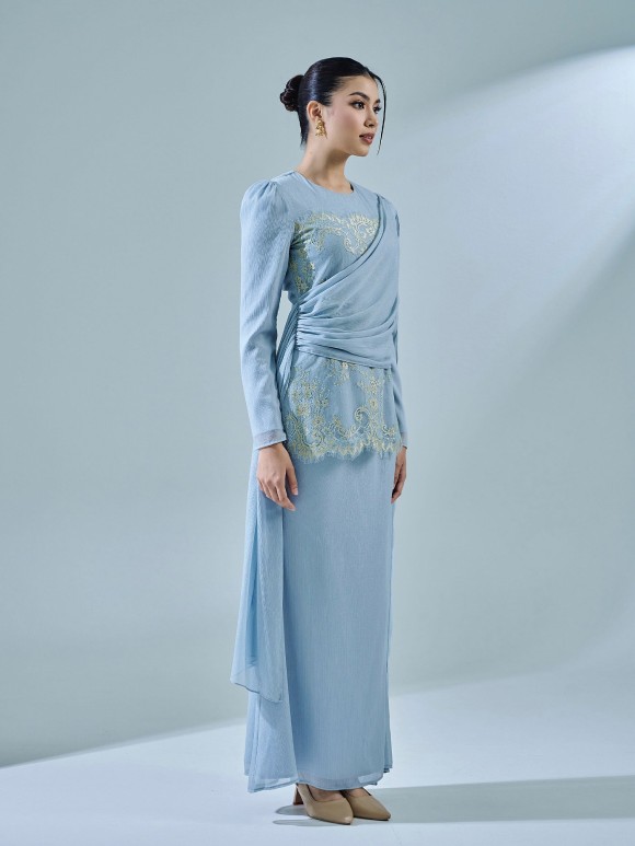 RESTIKA KURUNG - ASH BLUE RESTIKA KURUNG - ASH BLUE