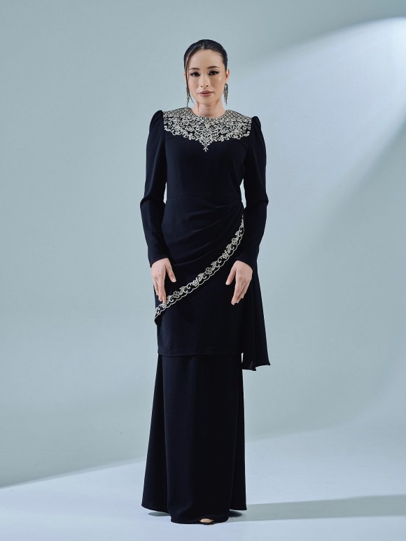 TIYANA KURUNG - BLACK TIYANA KURUNG - BLACK