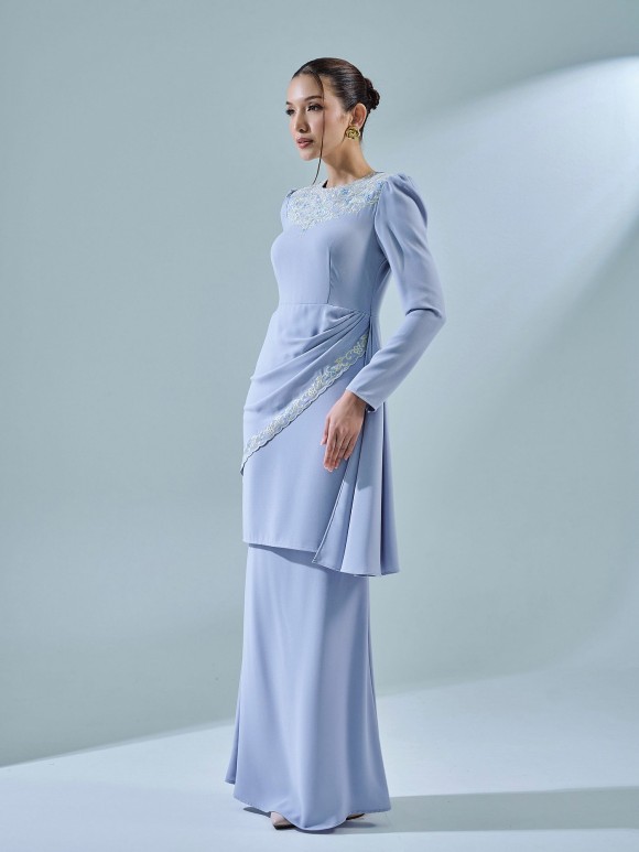 TIYANA KURUNG - ASH BLUE TIYANA KURUNG - ASH BLUE