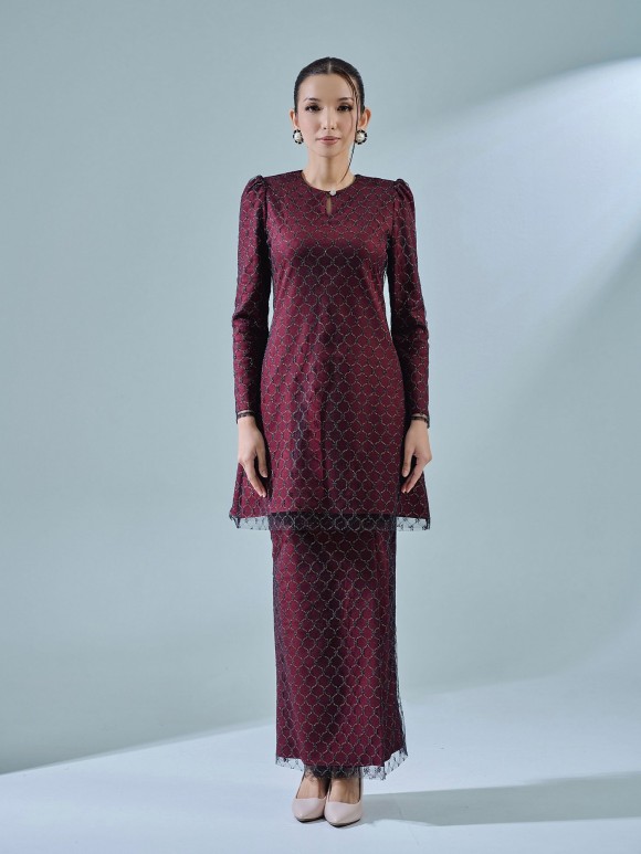 CELINA KURUNG - MAROON CELINA KURUNG - MAROON