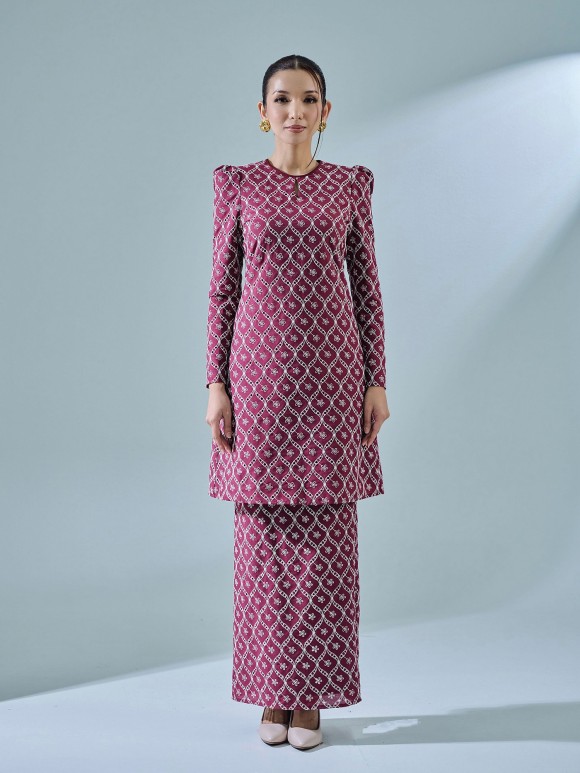 LEONA KURUNG - BURGUNDY LEONA KURUNG - BURGUNDY