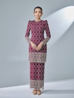 ELHANA KURUNG - BURGUNDY ELHANA KURUNG - BURGUNDY