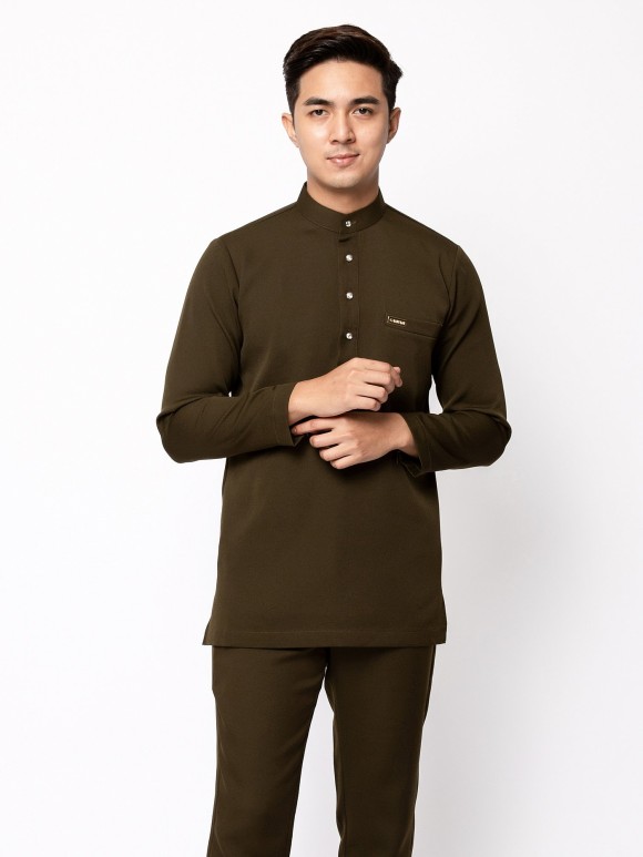 J.ARMANI BAJU MELAYU 1.0 - DARK OLIVE J.ARMANI BAJU MELAYU 1.0 - DARK OLIVE