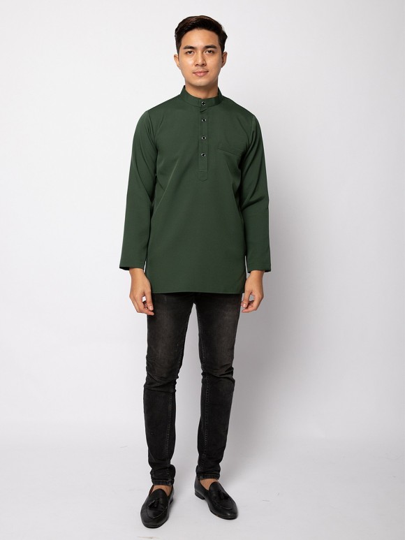 HELMICO KURTA BUTTON - EMERALD HELMICO KURTA BUTTON - EMERALD