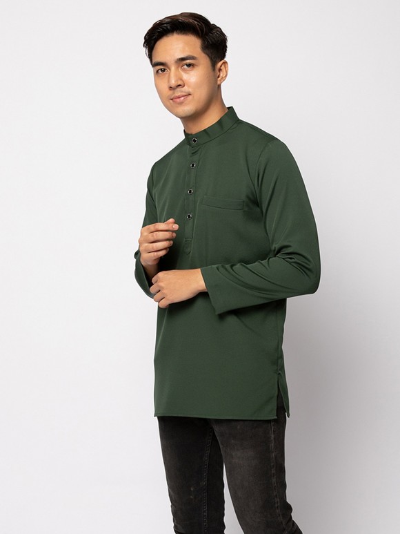 HELMICO KURTA BUTTON - EMERALD HELMICO KURTA BUTTON - EMERALD