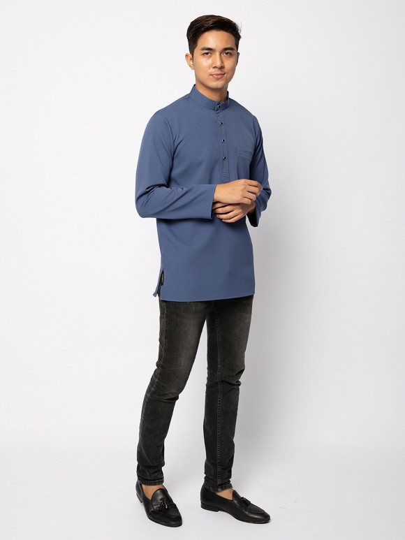 HELMICO KURTA BUTTON - INFINITY BLUE HELMICO KURTA BUTTON - INFINITY BLUE