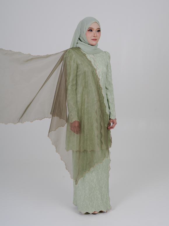 LOWELLE SELENDANG - OLIVE LOWELLE SELENDANG - OLIVE