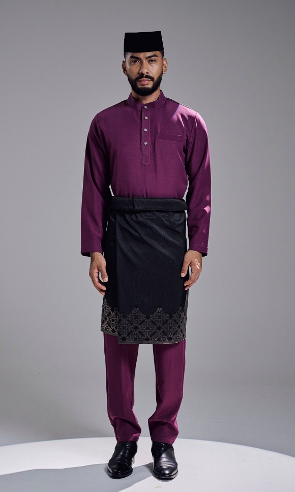 KHAREEF BAJU MELAYU - DARK PURPLE KHAREEF BAJU MELAYU - DARK PURPLE