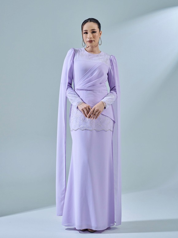 KESNIA DRESS - PASTEL LILAC KESNIA DRESS - PASTEL LILAC