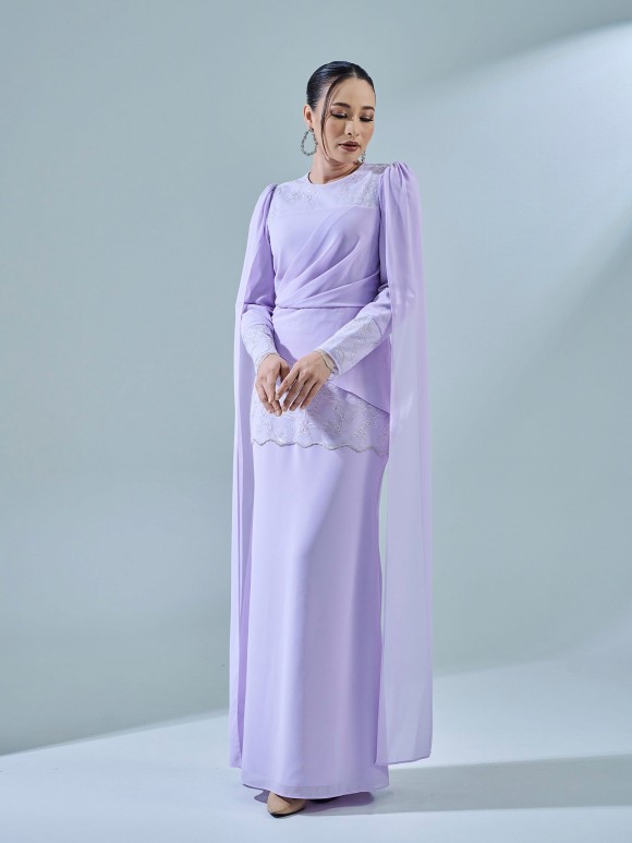 KESNIA DRESS - PASTEL LILAC KESNIA DRESS - PASTEL LILAC