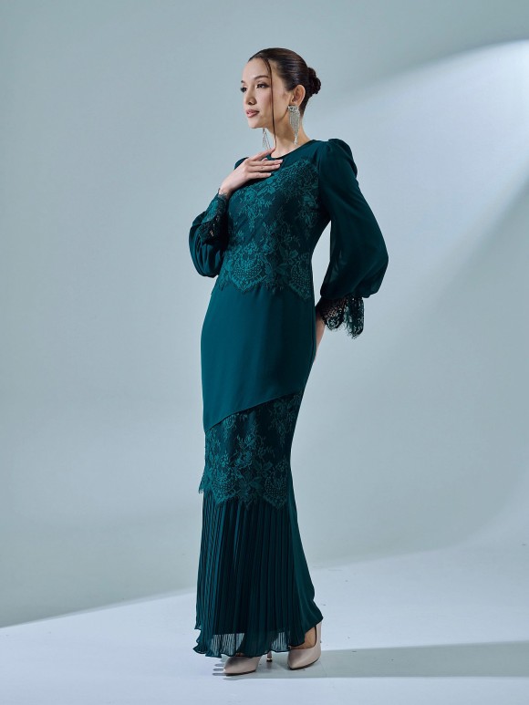 ARISSA DRESS - EMERALD TEAL ARISSA DRESS - EMERALD TEAL