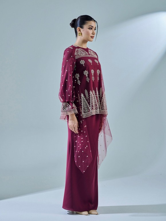 ELISSA KURUNG - BURGUNDY ELISSA KURUNG - BURGUNDY