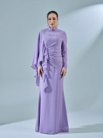 EMILA DRESS - DUSTY PURPLE EMILA DRESS - DUSTY PURPLE