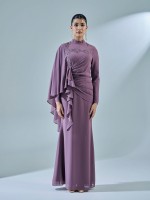 EMILA DRESS - TWILIGHT MAUVE EMILA DRESS - TWILIGHT MAUVE