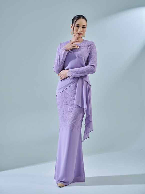 RAISA DRESS - DUSTY PURPLE RAISA DRESS - DUSTY PURPLE