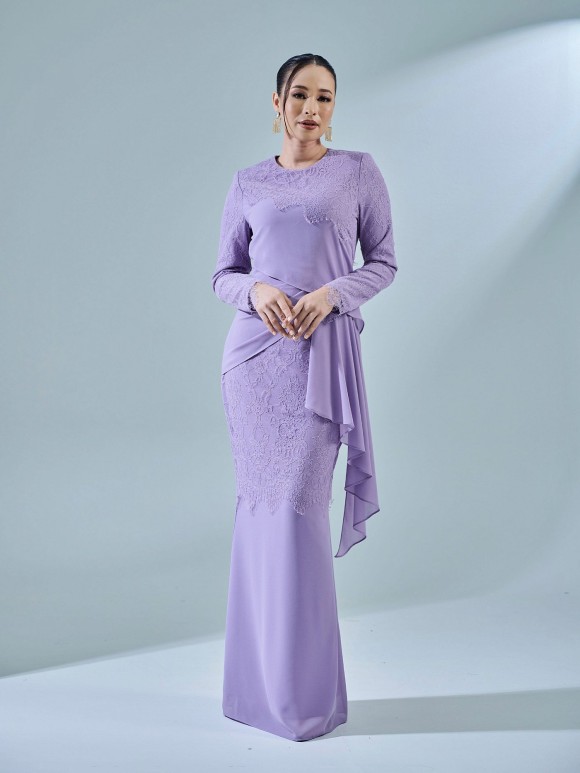 RAISA DRESS - DUSTY PURPLE RAISA DRESS - DUSTY PURPLE