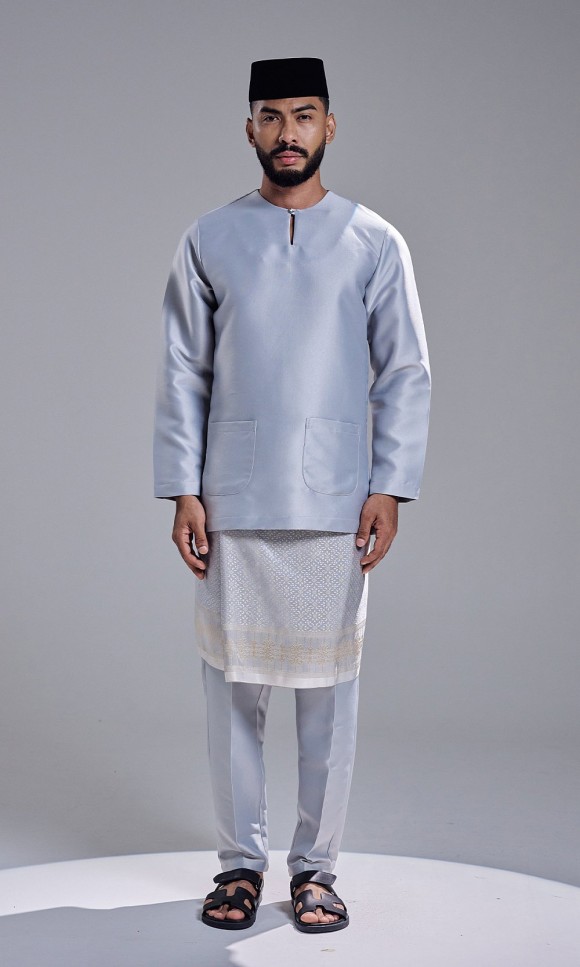 AZRAVI BAJU MELAYU - STEEL GREY AZRAVI BAJU MELAYU - STEEL GREY