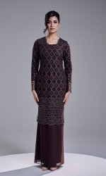 AVIANA DRESS - MAHOGANY AVIANA DRESS - MAHOGANY