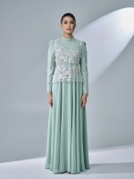 LOWELLA DRESS - SAGE GREEN LOWELLA DRESS - SAGE GREEN