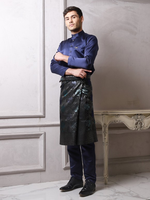 KHALIF BAJU MELAYU - NAVY KHALIF BAJU MELAYU - NAVY