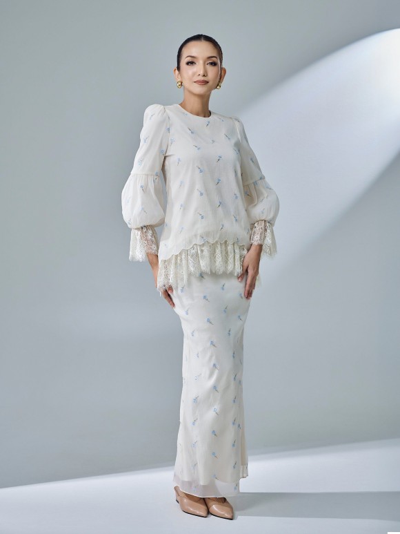 LENNY KURUNG - IVORY CREAM LENNY KURUNG - IVORY CREAM