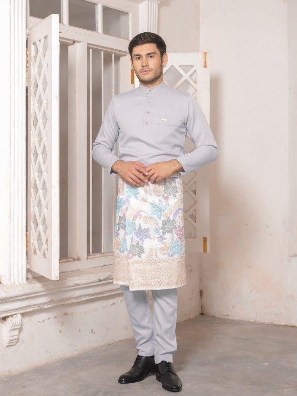 J.ARMANI BAJU MELAYU 2.0 - GRAY J.ARMANI BAJU MELAYU 2.0 - GRAY