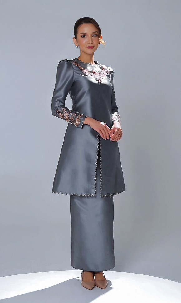 DARIYA KURUNG - ASH BLUE DARIYA KURUNG - ASH BLUE