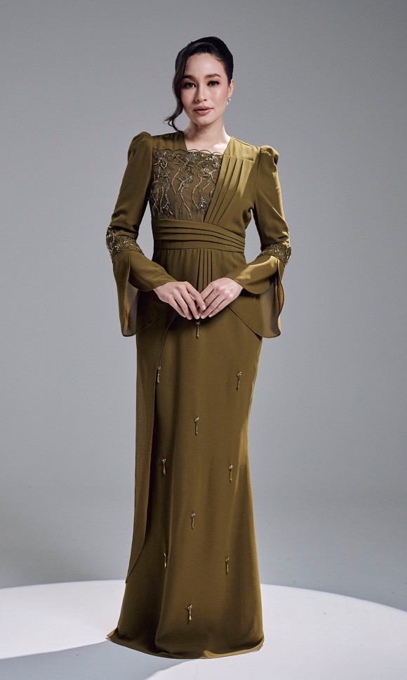 ARIYA DRESS - OLIVE ARIYA DRESS - OLIVE