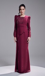 ARIYA DRESS - DARK FUSCHIA ARIYA DRESS - DARK FUSCHIA