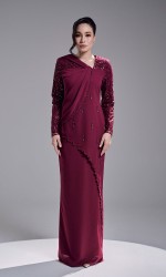 KASTIA DRESS - DARK FUSCHIA KASTIA DRESS - DARK FUSCHIA