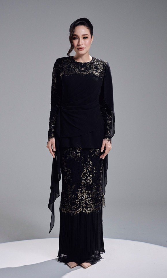 ESRIANA KURUNG - BLACK ESRIANA KURUNG - BLACK