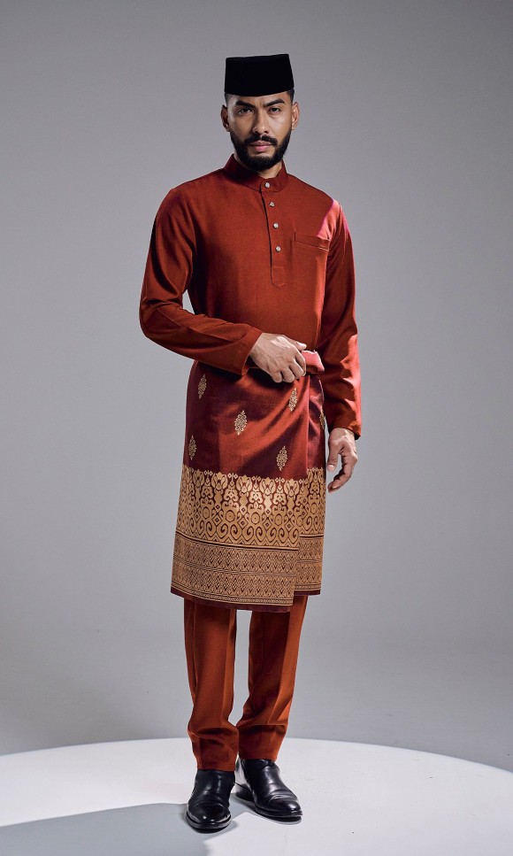 KHAREEF BAJU MELAYU - BURNT BRICK KHAREEF BAJU MELAYU - BURNT BRICK