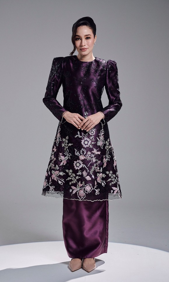 ESTELLA KURUNG 2.0 - DARK PURPLE ESTELLA KURUNG 2.0 - DARK PURPLE